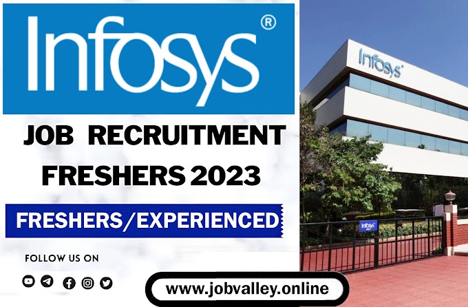 Infosys Recruitment 2023 || Official notification out for 2023 || No Fees || apply online for multiple posts