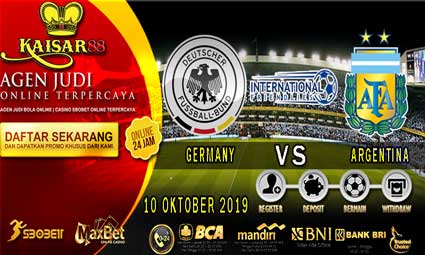 PREDIKSI BOLA TERPERCAYA GERMANY VS ARGENTINA 10 OKTOBER 2019