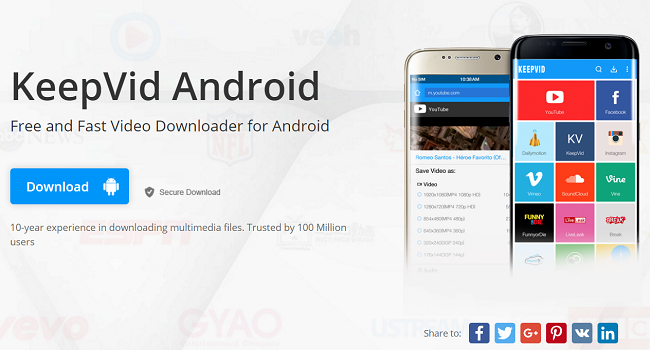  even before the developers at the YouTube Office could KeepVid Android Review: Easiest YouTube Video Downloader for Android