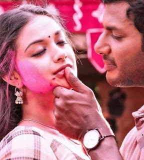 Keerthy Suresh with Vishal in Pandem Kodi 2