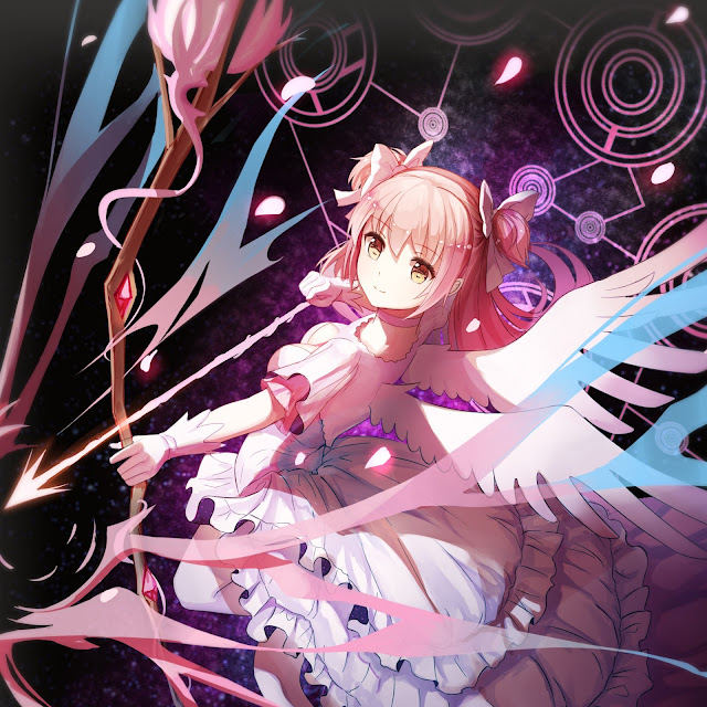 Anime Girl Angel Warrior Wallpaper