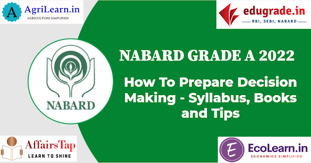 How to Prepare Decision Making for NABARD Grade A 2022