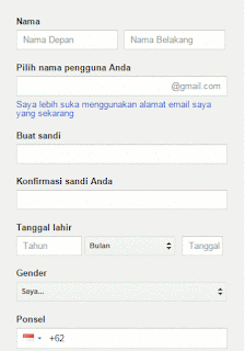 Form Pendaftaran Google