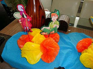 Children's Parties Decoration Peter Pan Centerpieces