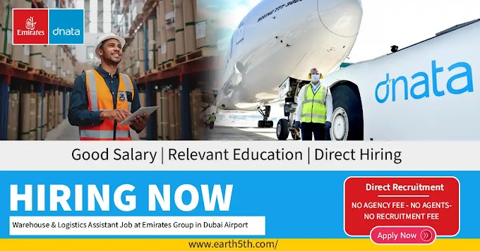 Warehouse & Logistics Assistant Job at Emirates Group in Dubai Airport