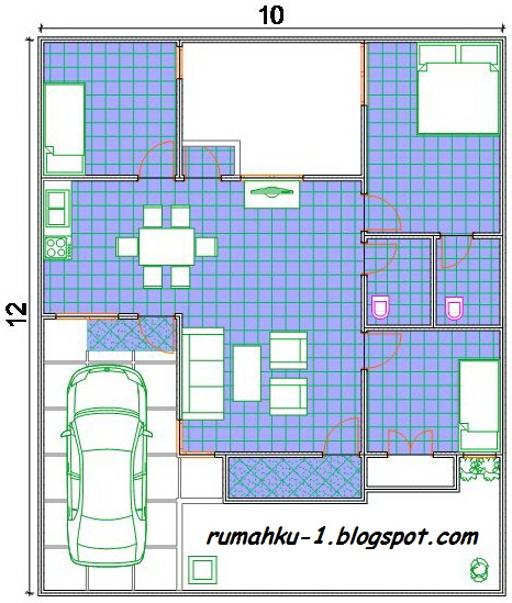 Gambar Desain Rumah Type 70 120 Gontoh