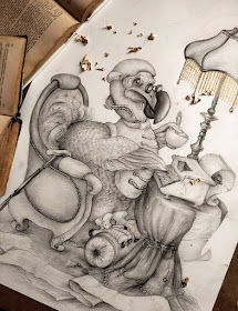 01-The-Dodo-Alice-in-Wonderland-Drawings-Anastasia-Zviaha-www-designstack-co