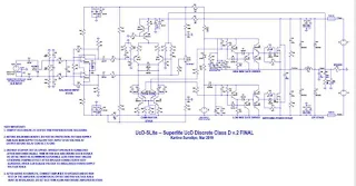 Power Amplifier Class-D UcD SuperLite v2 Final Schematic