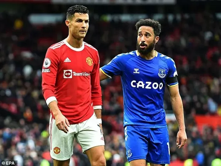 Ronaldo ignored Townsend's requests for his shirt after Everton draw