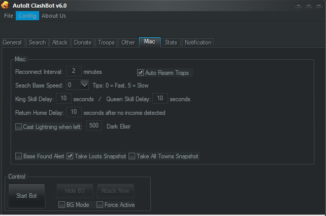 Reconnect and Search speed