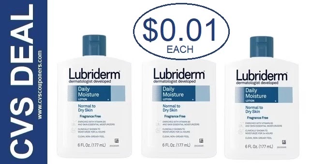 Almost FREE Lubriderm Lotion CVS Deals