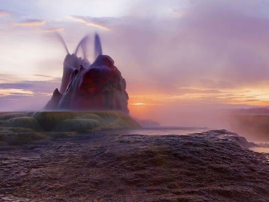 Fly Geyser, Nevada