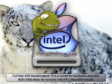 iPortable Snow x86 : Optimized Mac OSX 10.6.2 Snowleopard Bootable USB Flashdisk