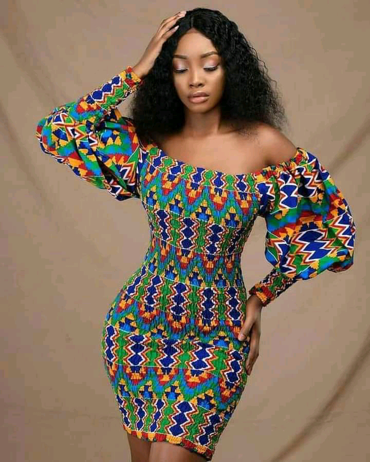 SHORT GOWN STYLES ANKARA