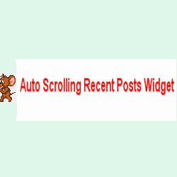 Auto Scrolling Recent Posts Widget For Blogger / Blogspot