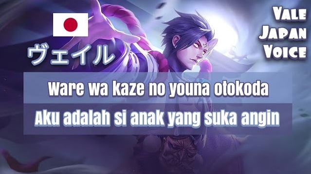 vale japanese voice quotes mobile legends