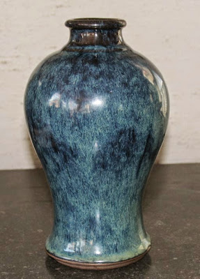 Chinese flambe glaze yixing vase Dupont family collection