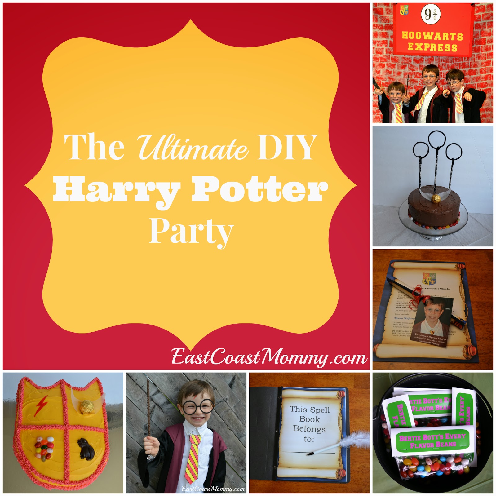 East Coast Mommy The Ultimate DIY  Harry  Potter  Party 