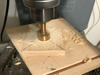 Drilling 1 inch hole in the center of the bottom