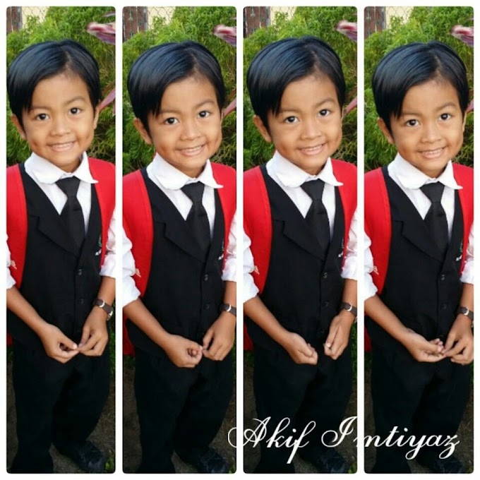 First Day Akif Ke Sekolah Tanpa Abang Iman 