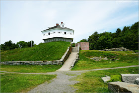 Block House en el Fort McClary State Historic Site en Kittery, Maine 