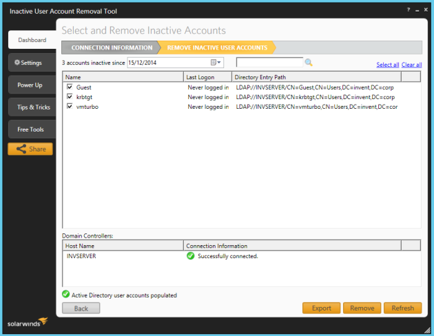 Ferramenta Gratuita: Solarwinds Free AD Admin Tools