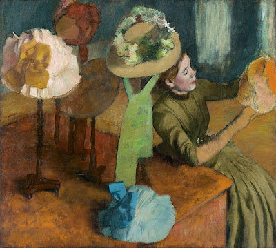 Edgar Degas. The Millinery Shop, ca. 1882–86 at AIC Impressionism, Fashion and Modernity