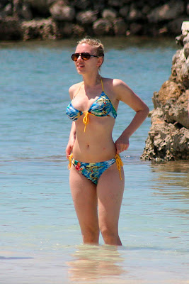 Scarlett Johansson big breast in sexy bikini