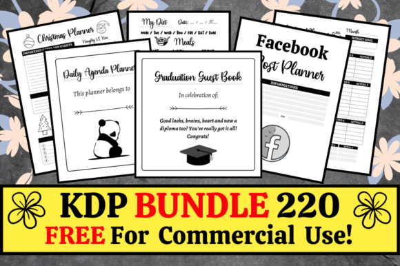 KDP Bundle Pack 220 Templates + Extras