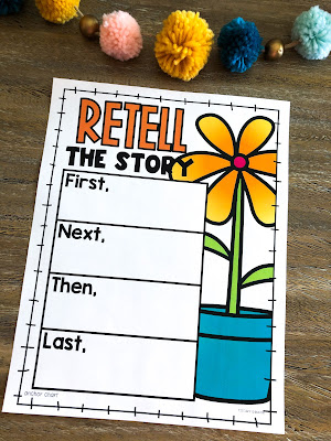 April read alouds for first grade that integrate science standards for first grade.  Teach literacy skills retell of a story, point of view, and determining the meaning of words and phrases. Activities, anchor charts, crafts, and more!