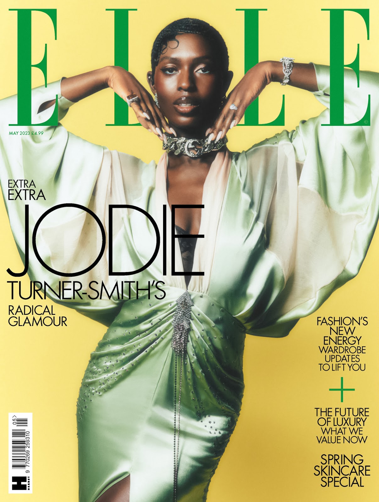 Jodie Tuner-Smith in Elle UK May 2023 by Petros