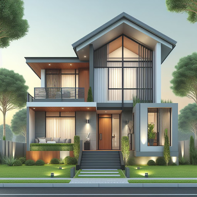 desain depan rumah sederhana