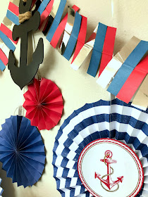 Anchor themed party supplies