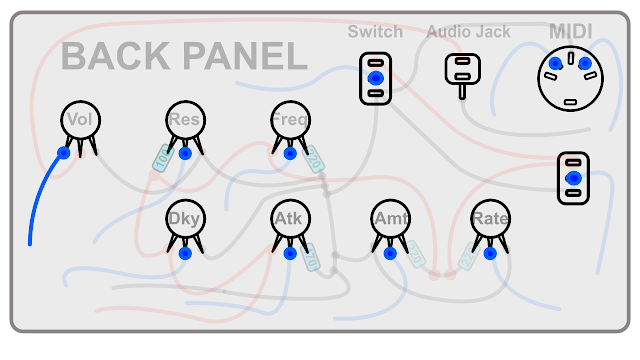 DIY Synth build guide panel connections 1