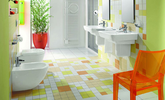 Bathroom Tile Design Ideas Color