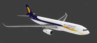 Jet Airways Airbus A330 Papercraft