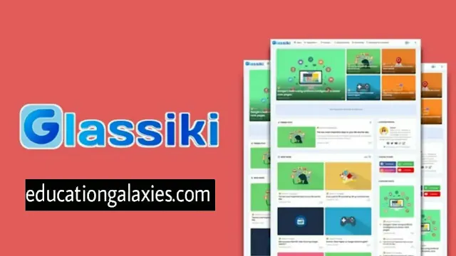 glassiki premium blogger template