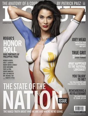 Body Painting Supermodels on Cover Magazine