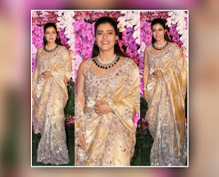 Kajol At Akash Ambani Shloka Mehta Reception