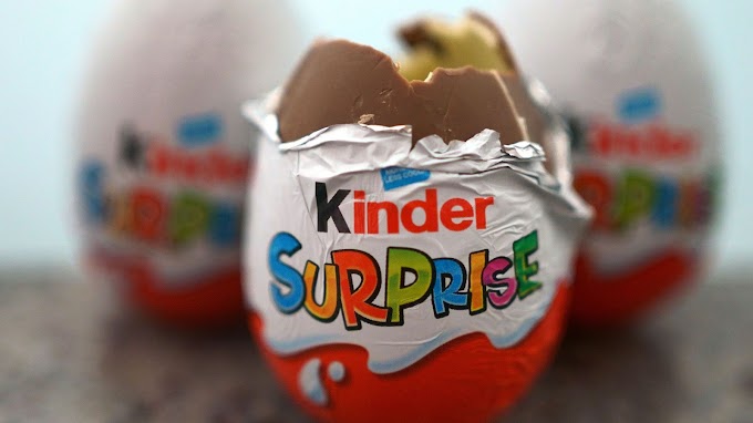 Ovos de chocolate Kinder Surprise foram recolhidos devido à possível presença de salmonela