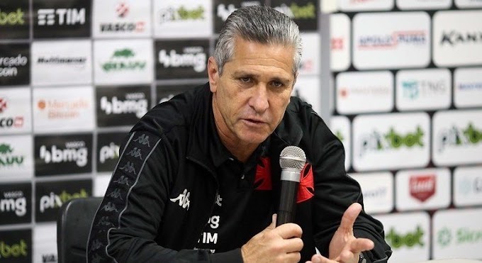 Jorginho não é mais técnico do Vasco