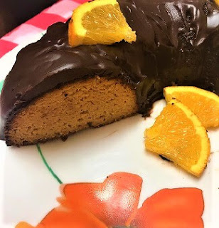 Paleo Whole Orange Cake with Dark Chocolate Frosting (Paleo, Gluten-free, Grain-free).jpg