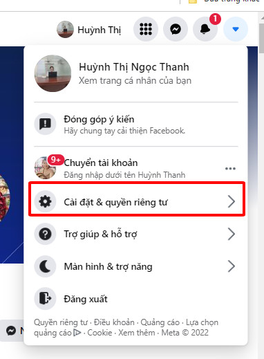 Hướng dẫn cách đặt tên profile cá nhân