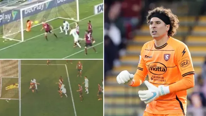 Guillermo Ochoa produces insane 'superman' save to stop Inter Milan from scoring