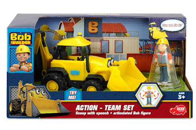  BOB EL CONSTRUCTOR Excavadora Scoop con función + figura articulada de Bob Bob The Builder : Action - Team Set  Producto Oficial Serie Televisión Clan  2018 | Simba - Dickie Toys 3134000 | A partir de 3 años  COMPRAR ESTE JUGUETE