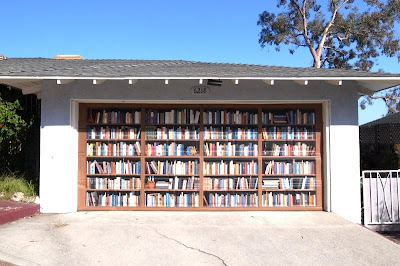 bookshelf doorway