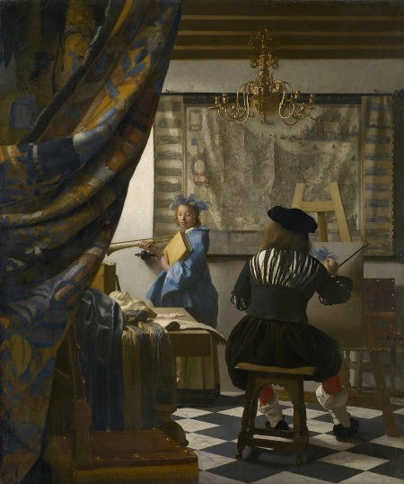 Johannes Vermeer - El arte de la pintura - c. 1666