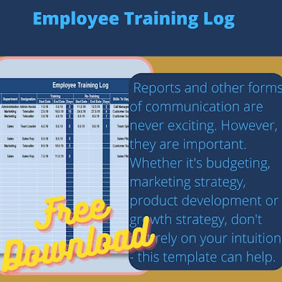 New employee training schedule template