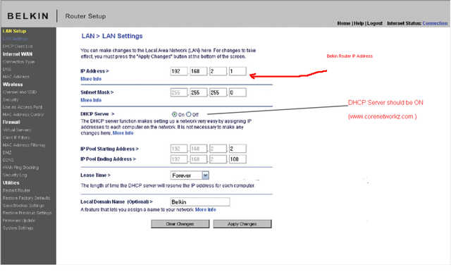 Change Local IP