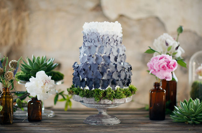 blue disney wedding cakes